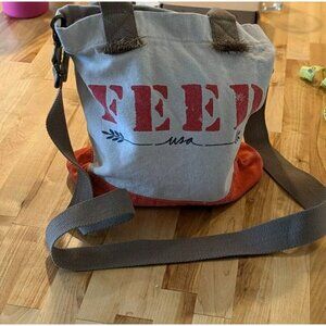 FEED Canvas Purse Target Collab Crossbody Bag Handbag Boho Farm Fall